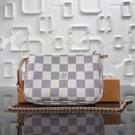 Louis Vuitton Original Damier Azur Canvas MINI POCHETTE ACCESSORIES N58009