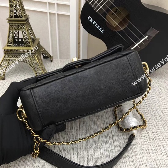 Chanel mini Sheepskin Leather cross-body bag 5698 black