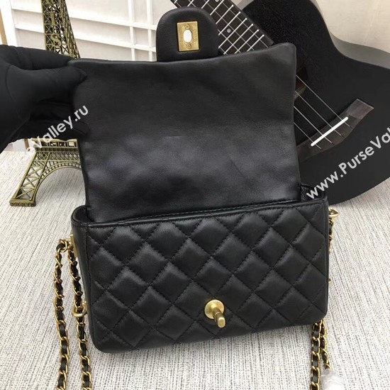 Chanel mini Sheepskin Leather cross-body bag 5698 black