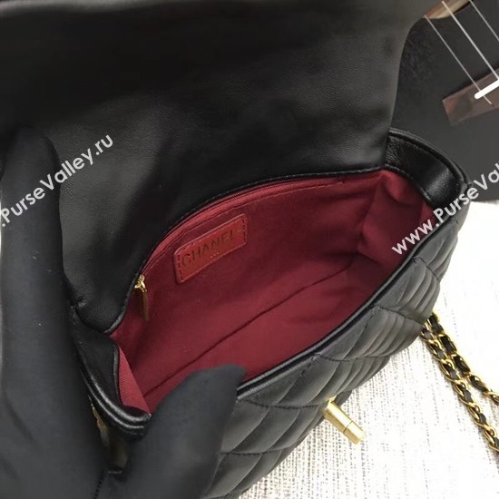 Chanel mini Sheepskin Leather cross-body bag 5698 black