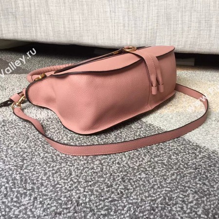 Chloe Marcie original Calfskin Leather Top Handle Bag 166320  pink