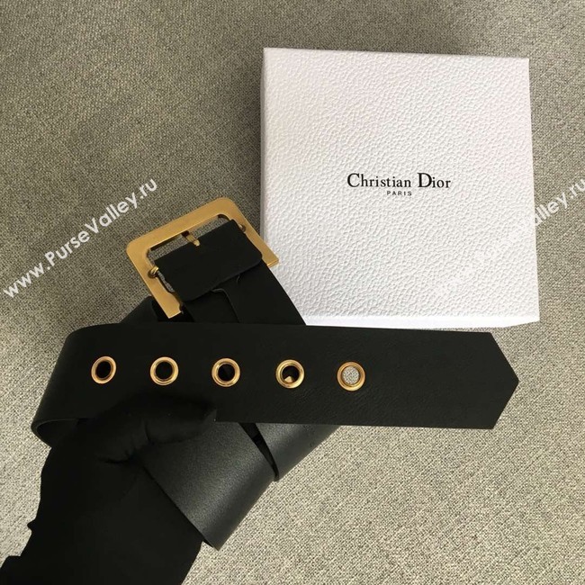 Dior Wide leather belt with 50 mm D4261 black