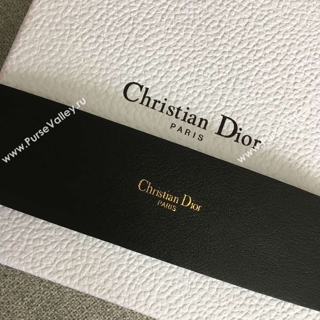 Dior Wide leather belt with 50 mm D4261 black