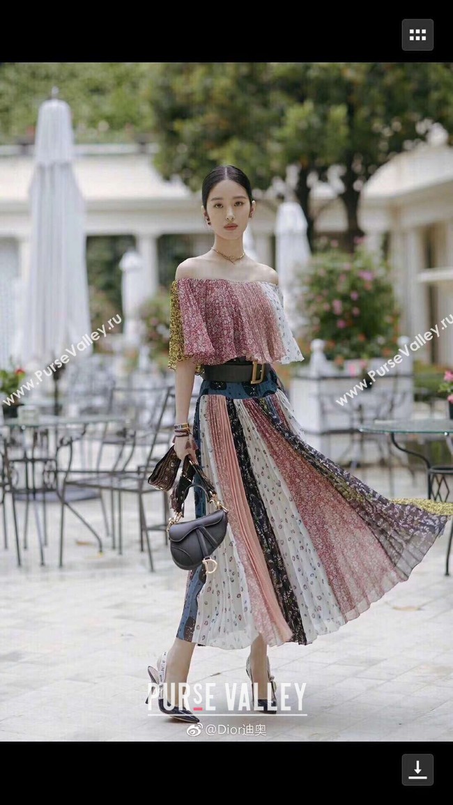 Dior Wide leather belt with 50 mm D4261 black