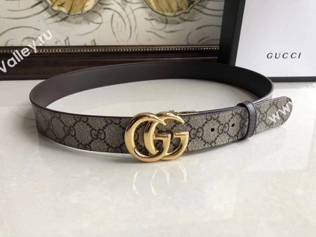 Gucci 35MM Leather Belt 414525 Brown