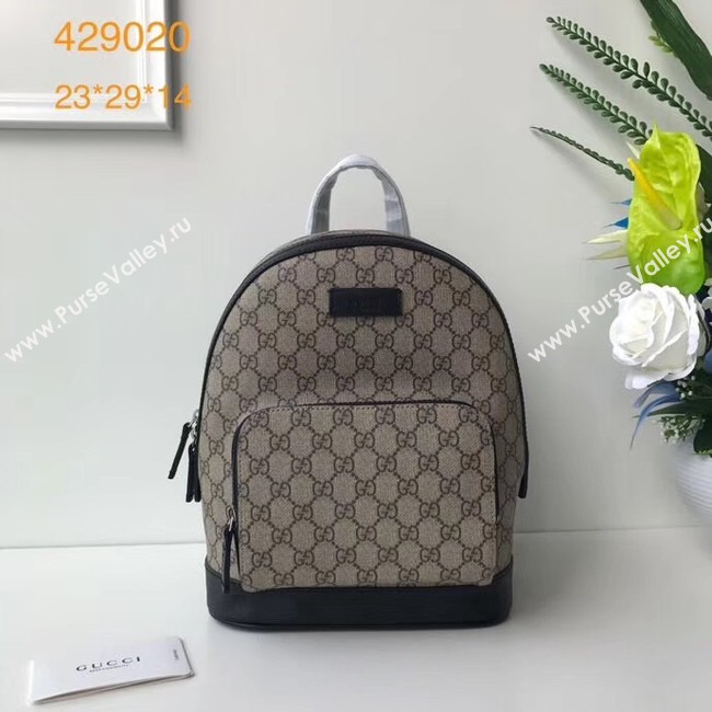 Gucci GG Supreme backpack 427042 Black