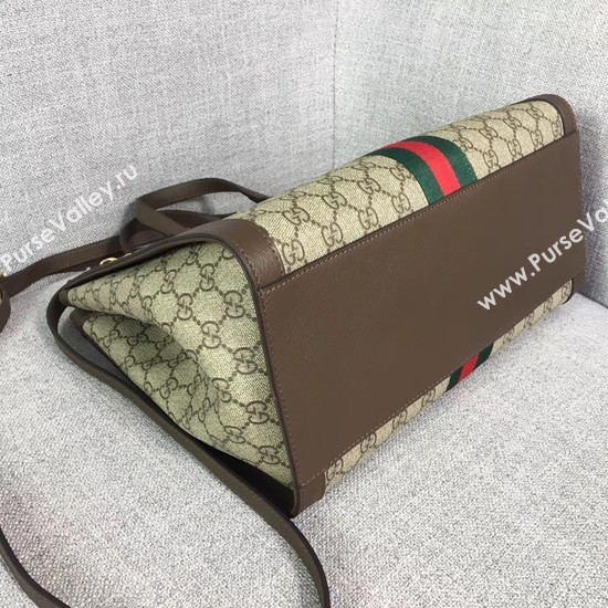 Gucci GG canvas ophidia top quality tote bag 524537 brown 
