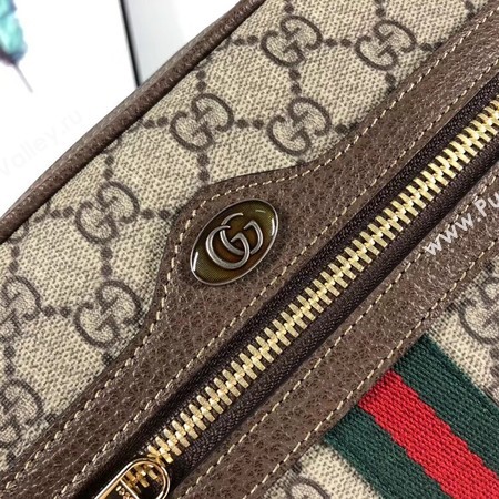 Gucci  GG original canvas ophidia supreme small Pocket 517075 brown