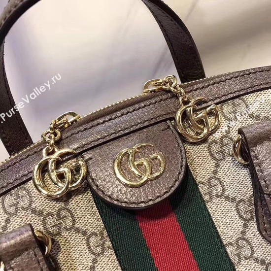 Gucci Ophidia GG medium top handle bag 524533 brown