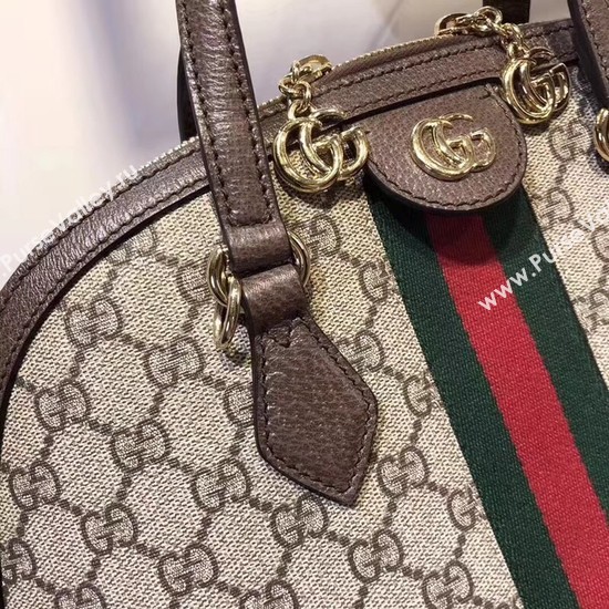 Gucci Ophidia GG medium top handle bag 524533 brown