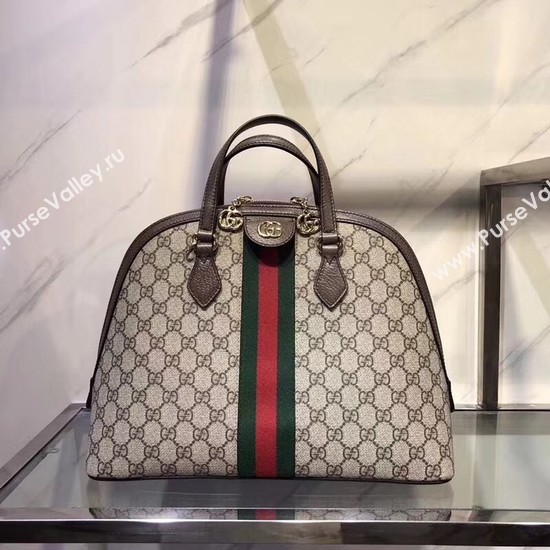 Gucci Ophidia GG medium top handle bag 524533 brown