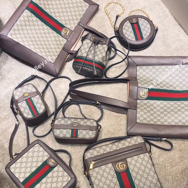 Gucci Ophidia small GG tote bag 547551 brown