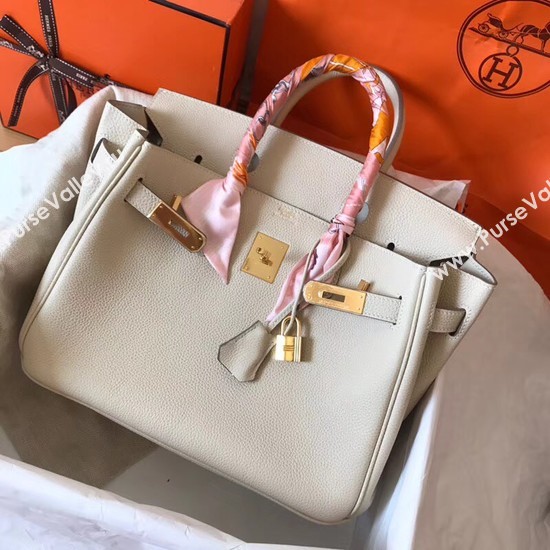 Hermes Birkin Tote Bag Original Togo Leather BK35 cream