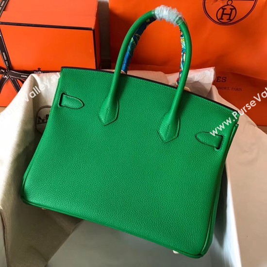 Hermes Birkin Tote Bag Original Togo Leather BK35 green