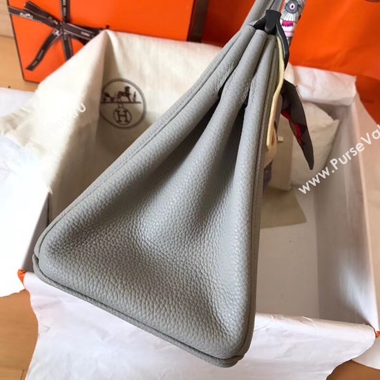 Hermes Birkin Tote Bag Original Togo Leather BK35 grey