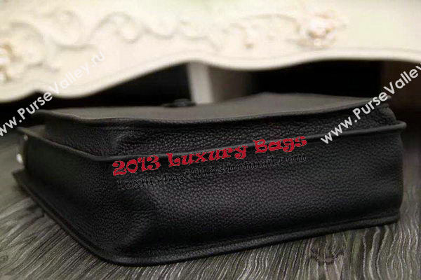 Hermes Evelyne 28cm Messenger Bag Original Leather H1188 Black