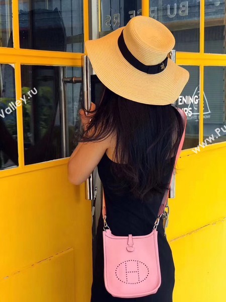 Hermes Evelyne mini 17cm Messenger Bag Original Calf Leather H1187 Blue