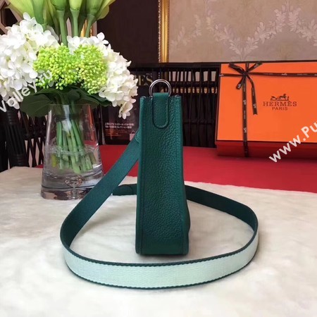 Hermes Evelyne mini 17cm Messenger Bag Original Calf Leather H1187 Green