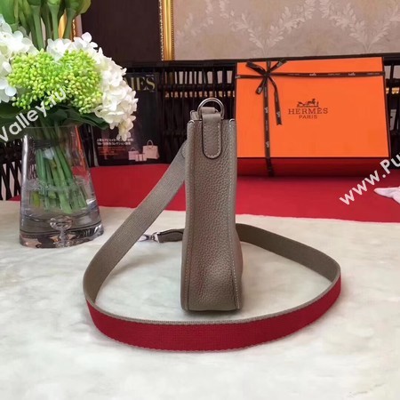 Hermes Evelyne mini 17cm Messenger Bag Original Calf Leather H1187 Light grey