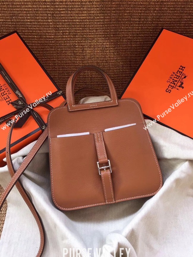 Hermes Original Halzan mini bag H069523 brown