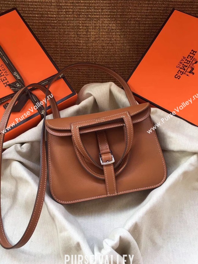 Hermes Original Halzan mini bag H069523 brown