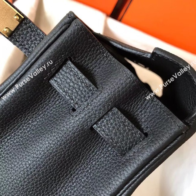 Hermes original Togo leather kelly bag KL320 black