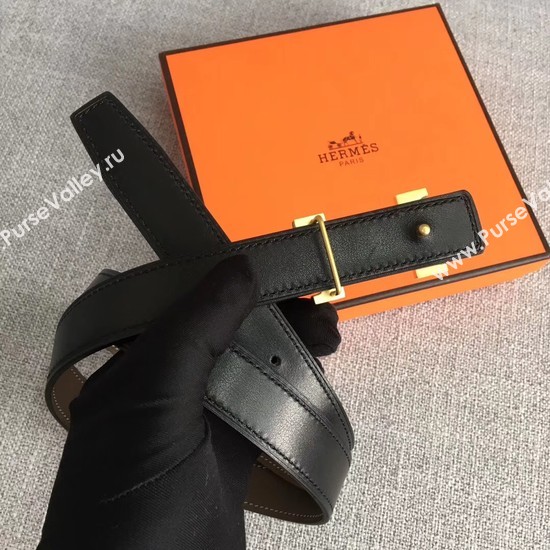 Hermes original epsom leather belts wide 2.5CM 2714 grey