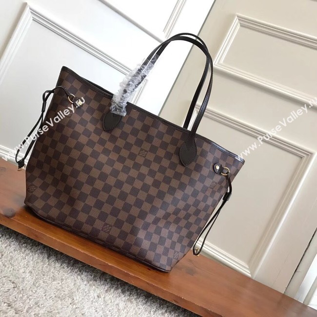 Louis Vuitton Damier Ebene Original NEVERFULL MM N41358 pink