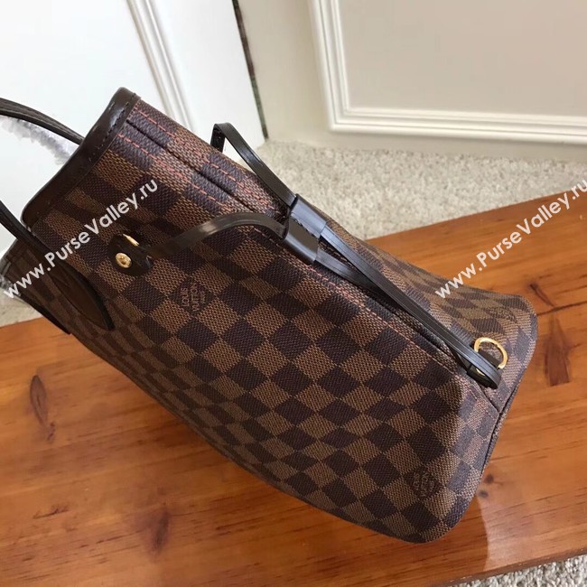 Louis Vuitton Damier Ebene Original NEVERFULL MM N41358 pink