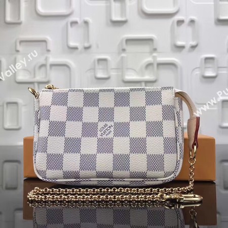 Louis Vuitton Original Damier Azur Canvas MINI POCHETTE ACCESSORIES N58009