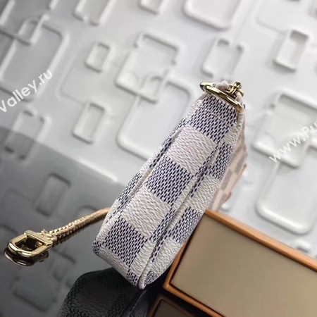 Louis Vuitton Original Damier Azur Canvas MINI POCHETTE ACCESSORIES N58009