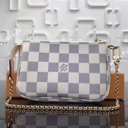 Louis Vuitton Original Damier Azur Canvas MINI POCHETTE ACCESSORIES N58009