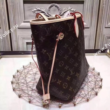 Louis Vuitton Original Monogram Canvas NEVERFULL 40156 Apricot