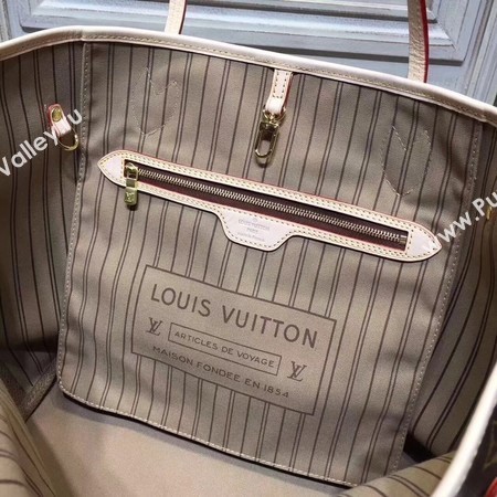 Louis Vuitton Original Monogram Canvas NEVERFULL 40156 Apricot