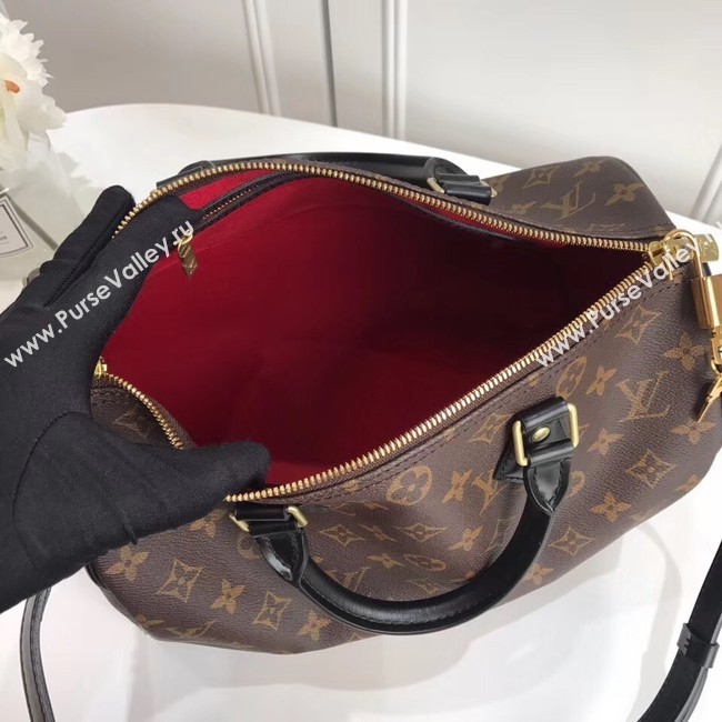 Louis vuitton original SPEEDY BANDOULIERE 30 M41112 black