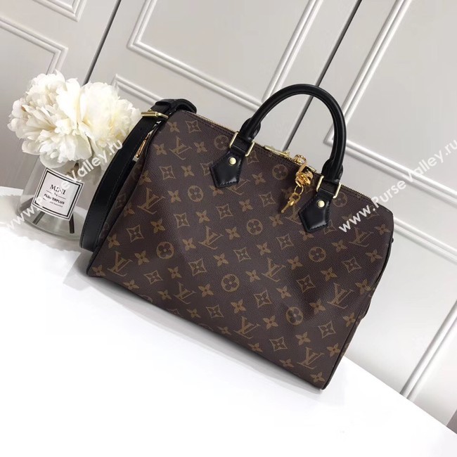 Louis vuitton original SPEEDY BANDOULIERE 30 M41112 black