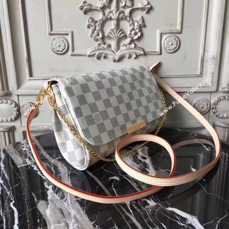 Louis vuitton original favorite damier azur canvas handbags M40718