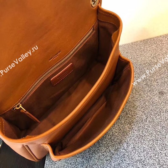 SAINT LAURENT Niki monogram medium leather shoulder bag 504865 Camel