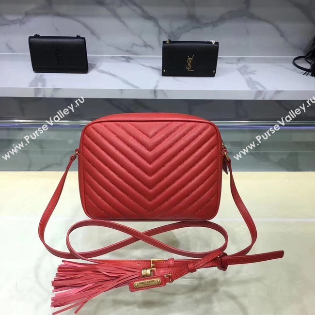 Saint Laurent Lou Medium Camera Bag 520534 red