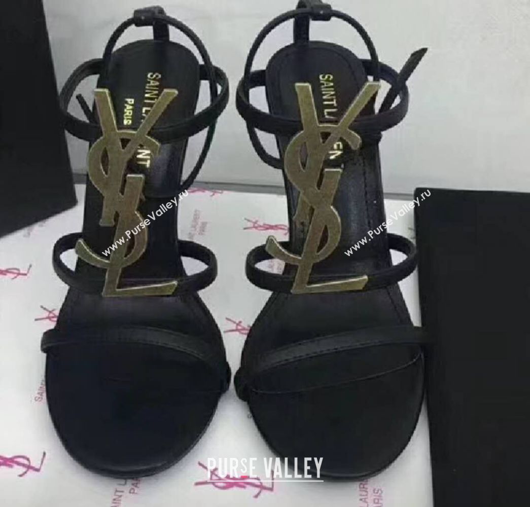 Yves Saint Laurent Pump Sandals Patent YSL263LWR