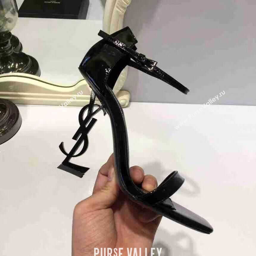 Yves Saint Laurent Pump Sandals Patent YSL264LWR