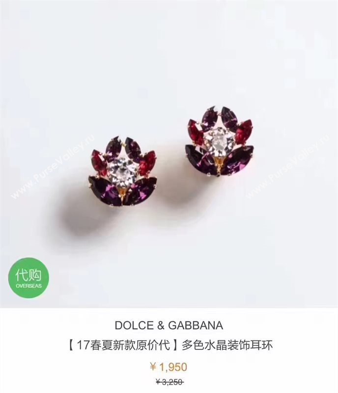 DG Dolce&Gabbana earrings 3779