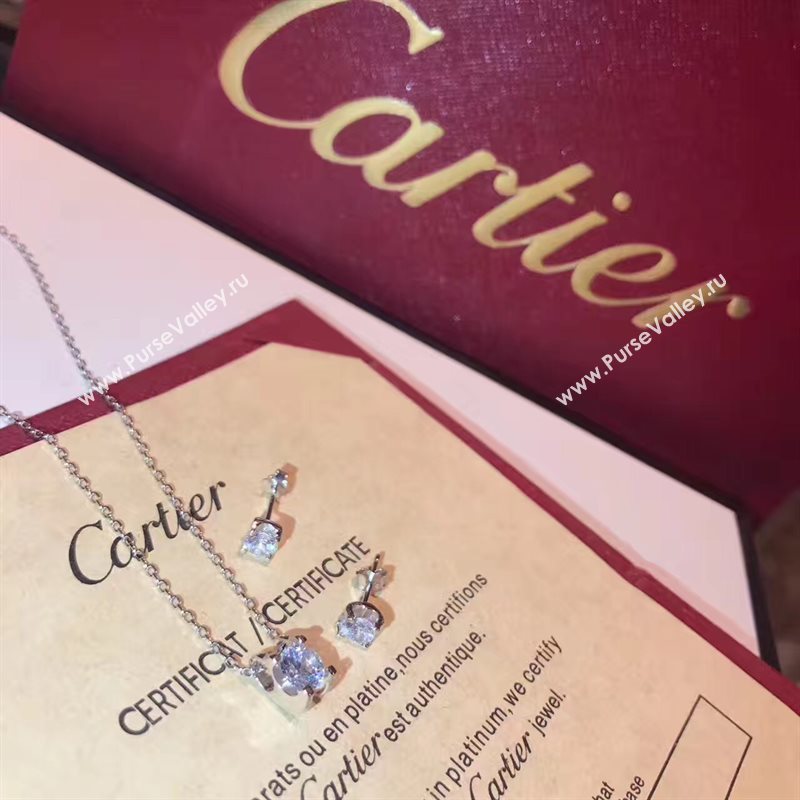 Cartier necklace earrings cartier suit 3887