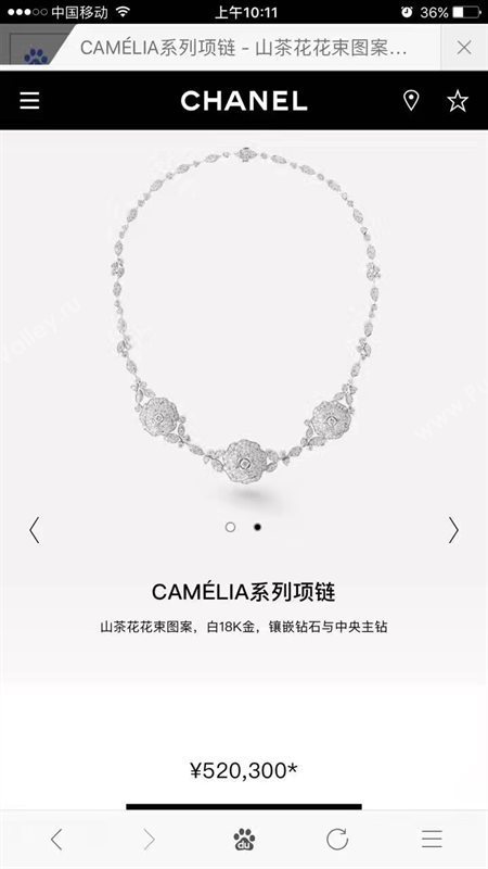 Chanel necklace 3808