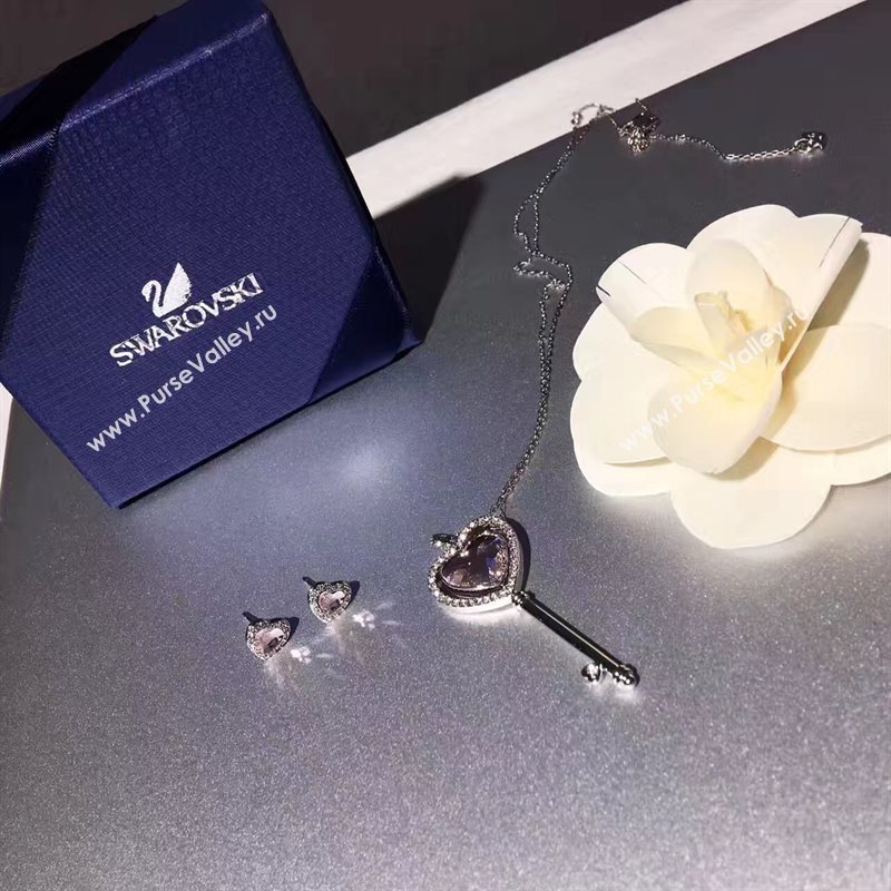 Swarovski necklace swarovski bracelet earrings swarovski suit 3814