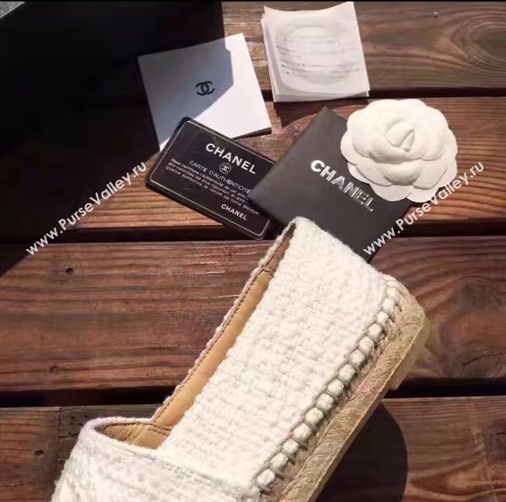 Chanel lambskin v canvas cow flat shoes 3958