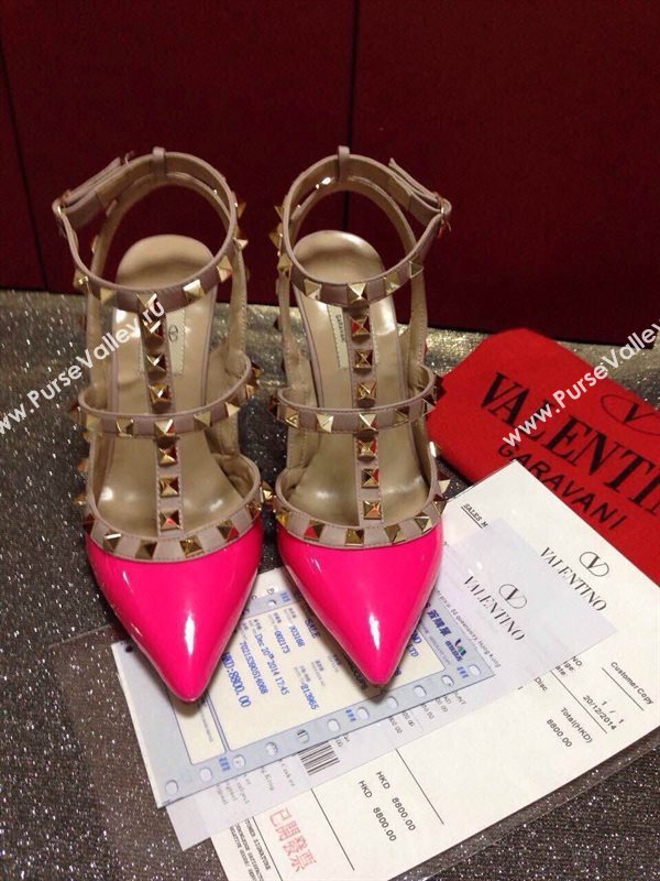 Valentino paint sandals stud heels shoes 3964