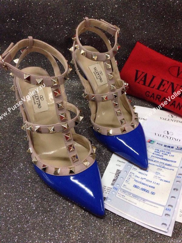 Valentino paint sandals stud heels shoes 3964