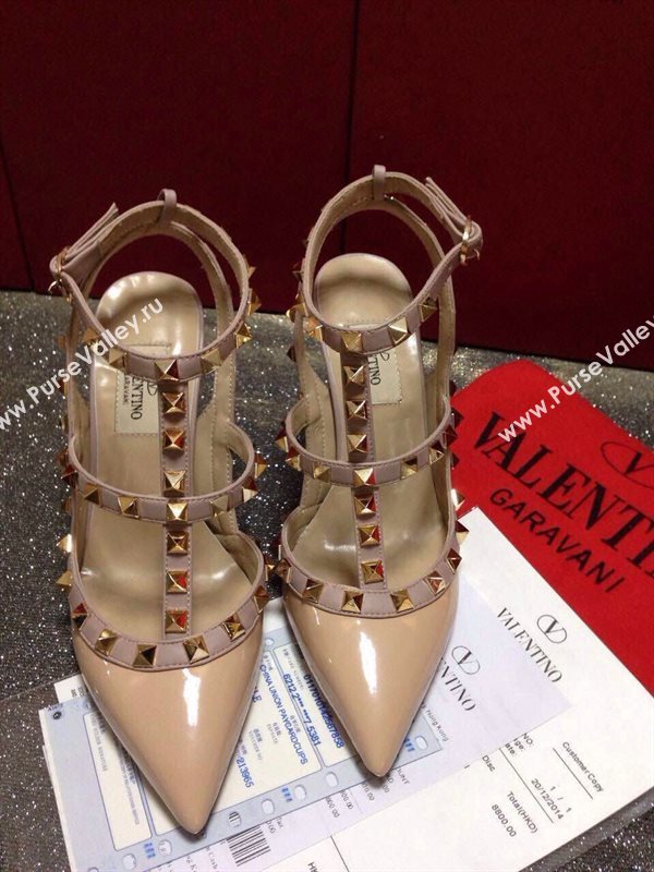 Valentino paint sandals stud heels shoes 3964