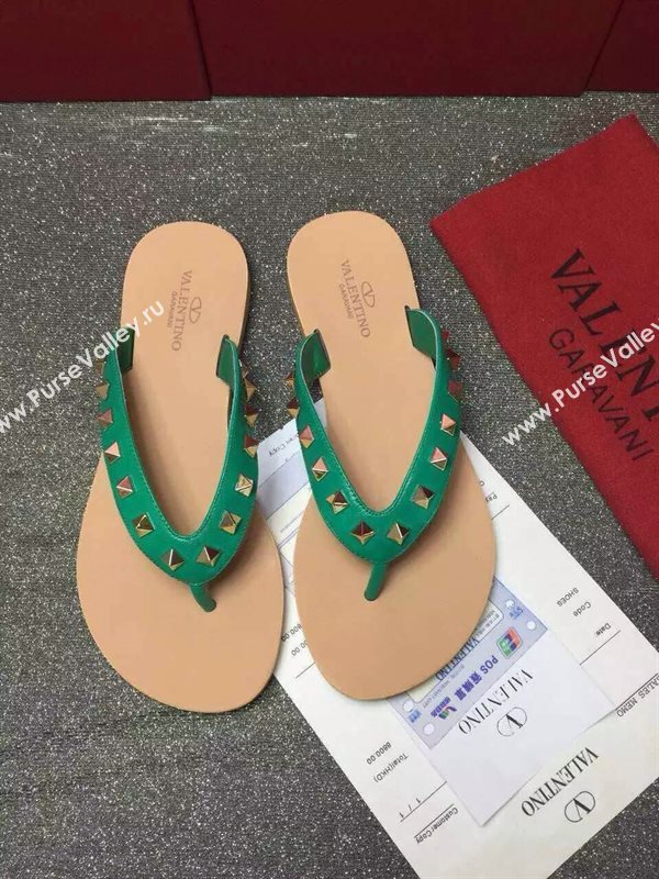 Valentino calfskin sandals Slipper stud shoes 3980